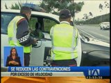 Disminuyen contravenciones por exceso de velocidad