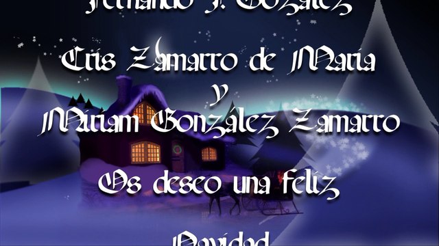 Feliz navidad a todos nuestros amigos.