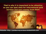 Get Paid For Online Surveys - Earning Extra Income From International Paid Surveys