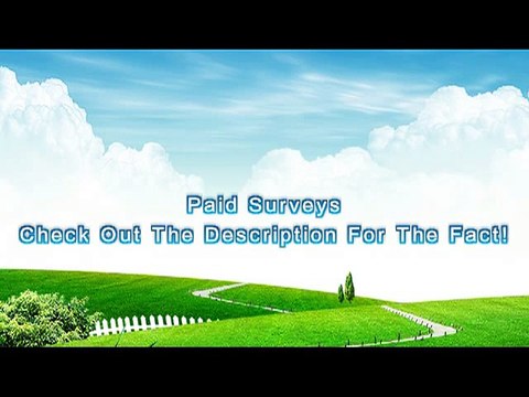 Paid Surveys! Get Paid Taking Surveys At Home! Work From Home Jobs! How To Make Money Online Fast
