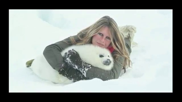 Brigitte Bardot et les bébés phoques - Images de Bardot sur la banquise-Rares images/rare footage