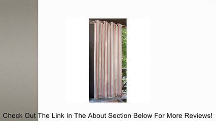 Allen+Roth 96" Coral Cream Outdoor Curtain Panel Item# 363824 Model# 11393052X096CLC UPC# 885308134134 Review