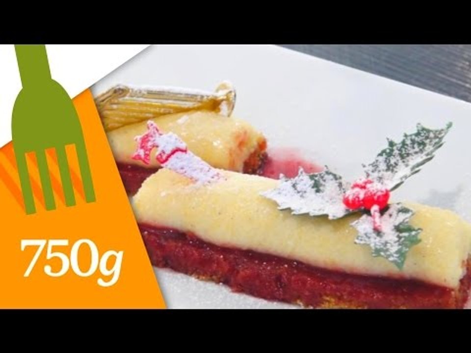 Recette de Semoule de maïs au lait façon mini-bûche de Noël - 750 Grammes