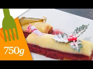 Recette de Semoule de maïs au lait façon mini-bûche de Noël - 750 Grammes