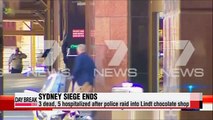 Police raid ends siege on Sydney chocolate cafe; 3 dead
