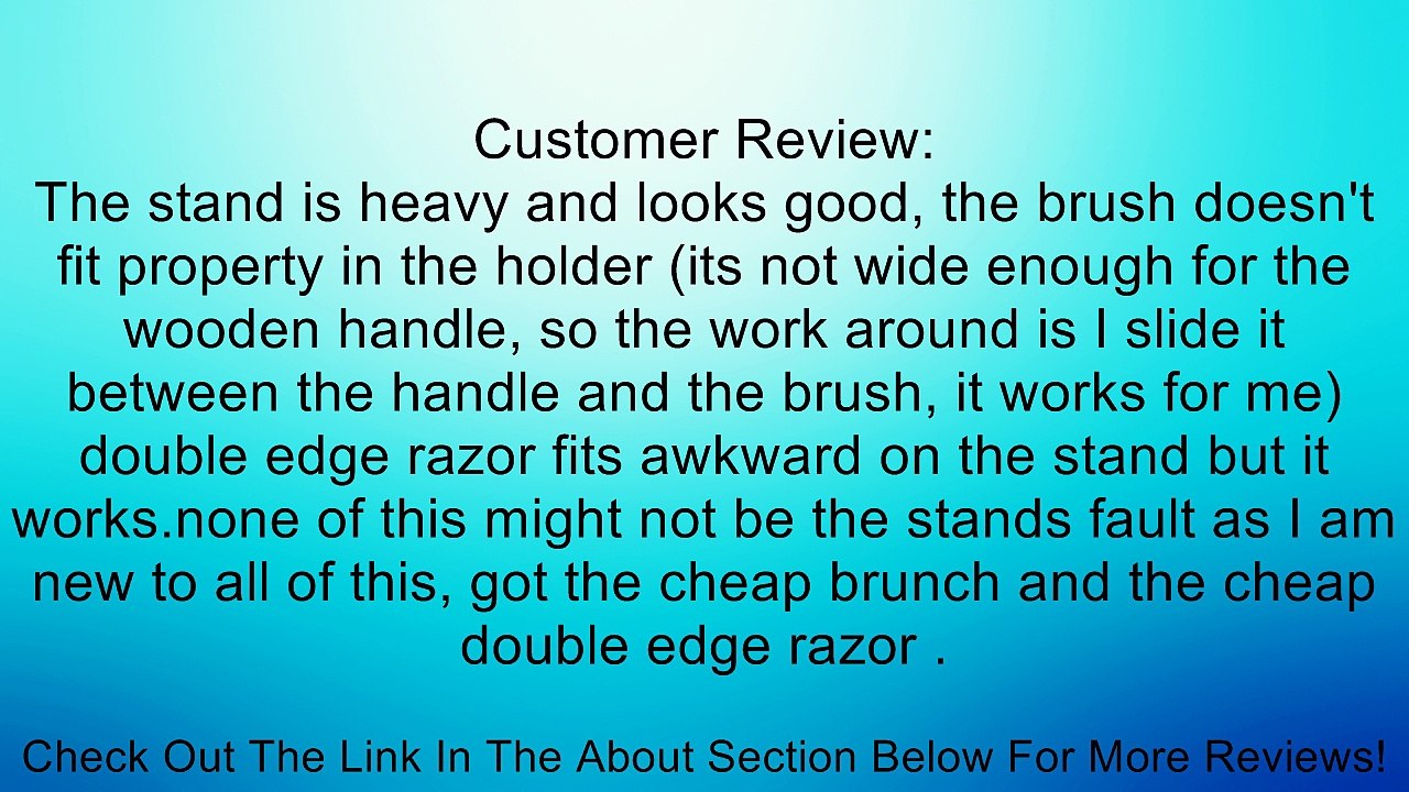 GBS Chrome Shaving Stand Review