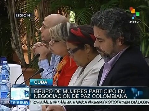 Mujeres piden a FARC y gob. colombiano, cese bilateral al fuego