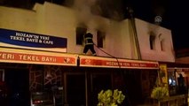Restoran İşçilerinin Kaldığı Lojmanda Çıkan Yangın
