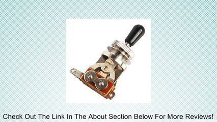 1-pc 3 WAY Toggle Switch/knob Chrome High Quality Electric Guitar Part Review