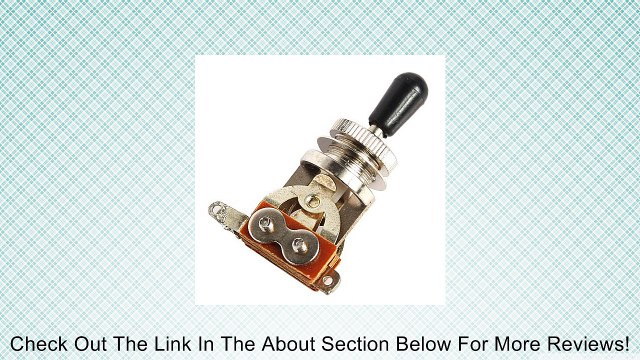 1-pc 3 WAY Toggle Switch/knob Chrome High Quality Electric Guitar Part Review