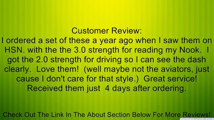 Joy Mangano Summer Style 9 Piece Bifocal Sunglasses Set - 2.0 Review