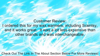 Light Bulb For Wax Melters or Aroma Tart Warmers (Pkg/5) Review