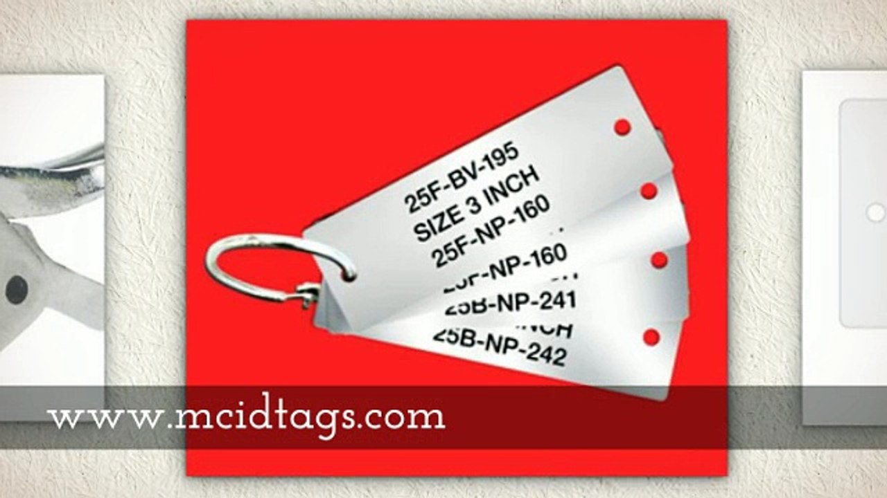 Engraved tags
