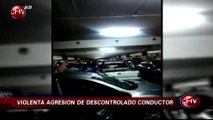 Cazanoticias fue golpeado por violento conductor en un estacionamiento - CHV Noticias