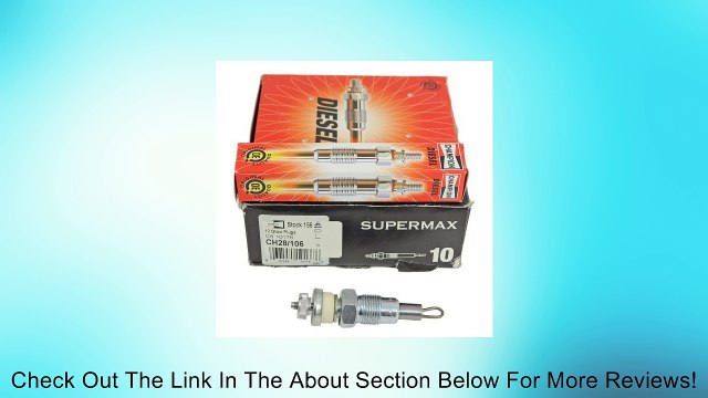 10 PACK OF CHAMPION BOXED DIESEL GLOW PLUGS CH28 155 THERMO-KING INTERNATIONAL Review