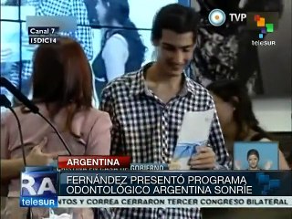 Argentina presenta programa nacional odontológico