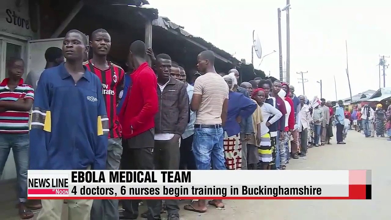 Korean medical personnel begins training to treat Ebola patients in Sierra Leone