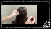 Woven Knot Half Up Hair Style, Homecoming Hairstyles