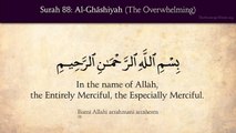 Quran_ 88. Surat Al-Ghashiyah (The Overwhelming)_ Arabic and English translation HD