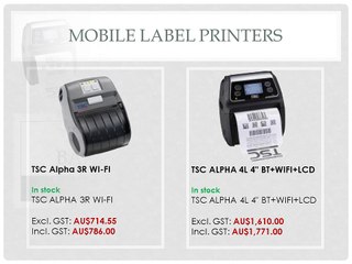 Thermal Label Bar code Printer