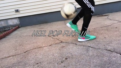 Learn Amazing Football Skills Tutorial - " Heel Pop Flick Up "