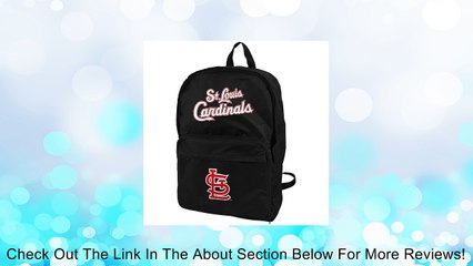 MLB St. Louis Cardinals Foldaway Backpack, Black Review