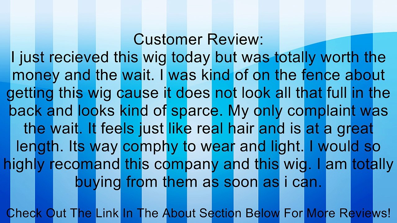 Stylish long curl blonde hair wig Party Perruque Review