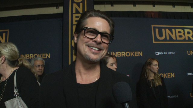 Brad Pitt Subs For A Sick Angelina Jolie At L.A. 'Unbroken' Premiere