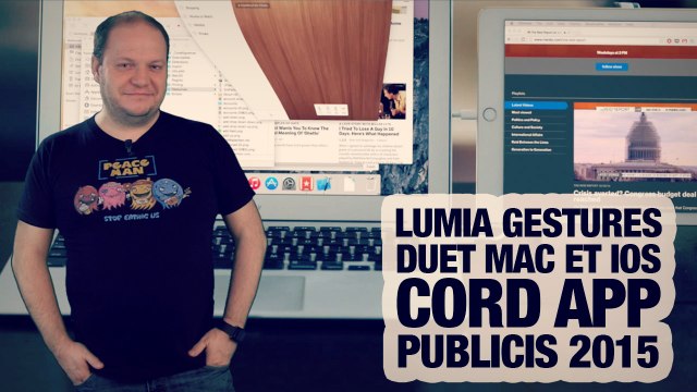 #freshnews 774 Lumia Gestures. Duet Mac et iPad. Cord. Publicis 2015