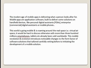 Mobile Apps Development & Management By John Pereless
