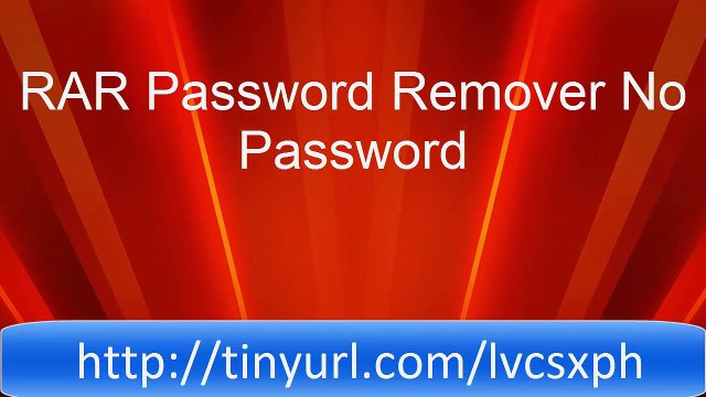 RAR Password Remover No Password
