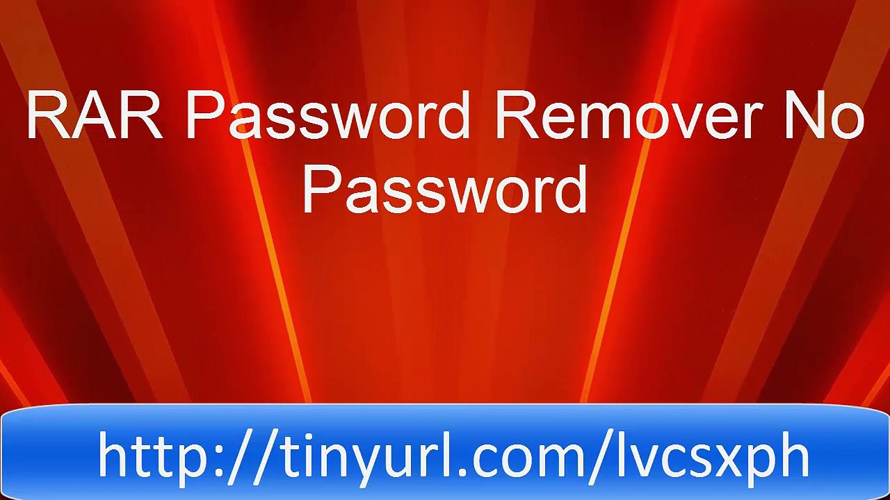 RAR Password Remover No Password