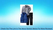 Kenneth Cole Little Boys' Toddler Puffy Vest with Plaid Shirt and Jean, Blue, 2T Review