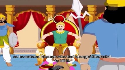 Tales of Panchatantra - The Clever Jackal - Moral Stories for Kids - Animated Cartoons