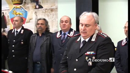 Matera, consegna degli encomi da parte del Comandante della Legione Cararbinieri Basilicata Procacci