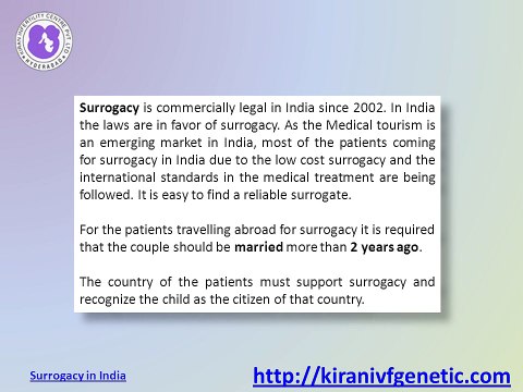 Surrogacy Laws in India | Surrogacy in India