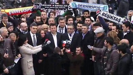 CHP’li vekillerden Çarşı’ya destek