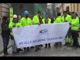 Napoli - Acqua Bene Comune a rischio crisi, De Magistris rassicura -1- (15.12.14)