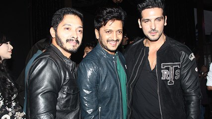 Riteish, Shreyas  & Zayed Khan At Nadiadwala's First Marathi Film Murder Mystery's Launch