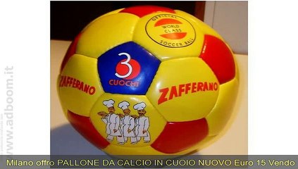 Tải video: MILANO, SAN GIULIANO MILANESE   PALLONE DA CALCIO IN CUOIO NUOVO EURO 15