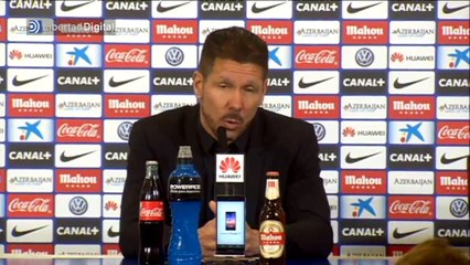 Simeone: "El ambiente me pareció bueno"