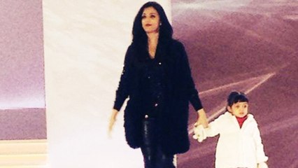 WATCH Aaradhya Bachchan Walk The Ramp With Aishwarya Rai