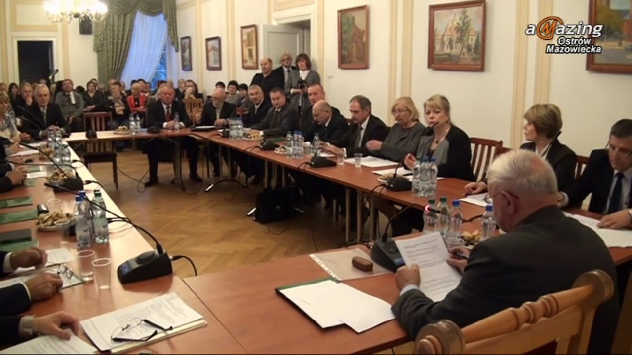 I Sesja Rady Miasta Ostrów Mazowiecka VII kadencji 1.12.2014