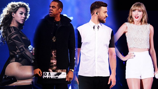 Beyonce, Taylor Swift DANCE during Justin Timberlake - Jay Z performance