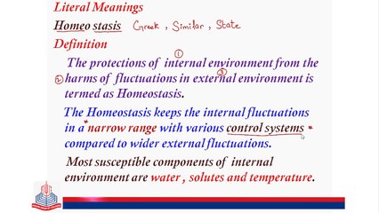 Concepts In Homeostasis (i)