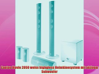 Canton Movie 2050 weiss highgloss Heimkinosystem mit aktivem Subwoofer
