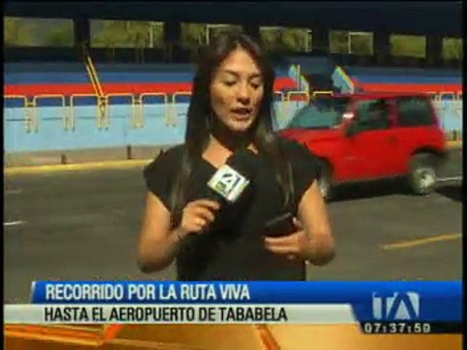 Recorrido desde Quito hasta el aeropuerto de Tababela por la ruta VIVA