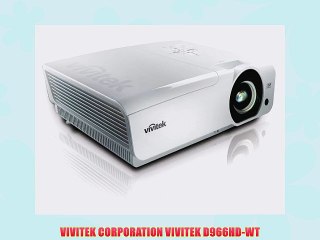 VIVITEK CORPORATION VIVITEK D966HDWT