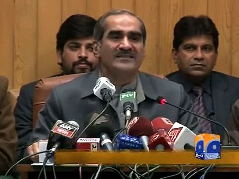 Geo News Headlines 16 December 2014_ Imran Khan Would Have To Come To Parliament Saad Rafique