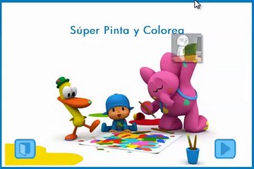 Pinta y colorea de Pocoyó